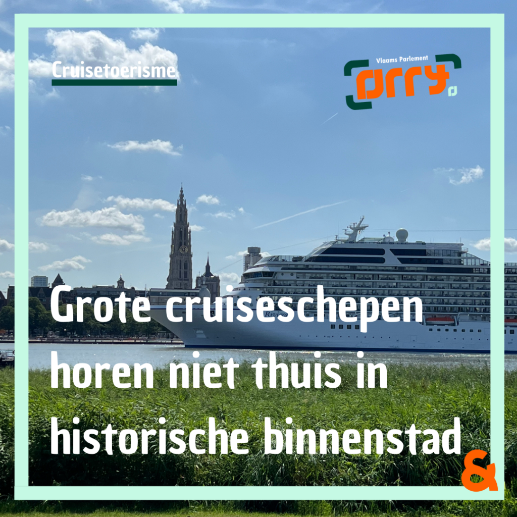 Grote cruiseschepen horen niet thuis in de historische binnenstad